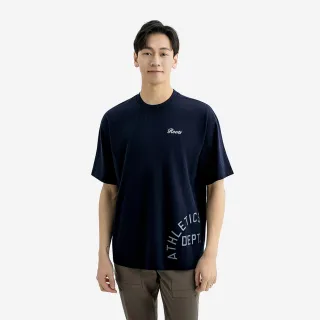 【Roots】Roots男裝-ROOTS ATHLETIC DEPT 短袖上衣(深藍色)