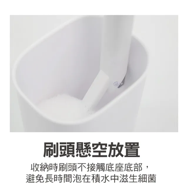 【百鈴】髒會滅極簡美型全方位清潔馬桶刷組-2組(馬桶刷/清潔刷/廁所清潔/馬桶清潔刷/直立式馬桶刷)