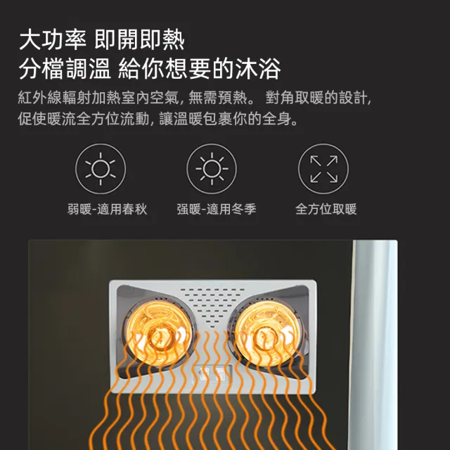 取暖燈 110V多功能燈暖浴霸批發 浴室燈具浴霸吊頂壁掛取暖燈