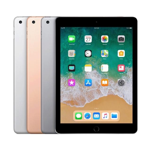 【Apple】A級福利品 iPad 6 9.7吋 2018-128G-LTE版 平板電腦(贈超值配件禮)