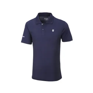 【K-SWISS】運動短袖 24SS WHL POLO 1 冰絲 POLO衫 男款 藍色 1010350-426