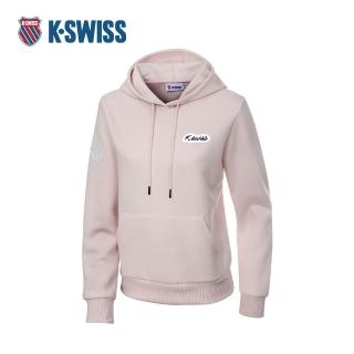 【K-SWISS】連帽長袖 TW HOODIE 2 帽T 口袋 女款 淺粉色 1912497-507