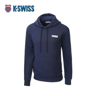 【K-SWISS】連帽長袖 TW HOODIE 1 帽T 口袋 女款 深藍色 1912496-426