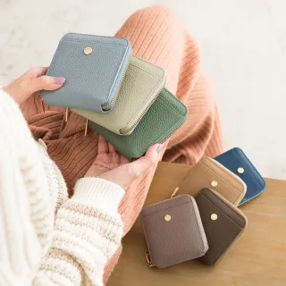 【CHENSON】6卡 ㄇ字拉鍊短夾(加大尺寸)(W26352)