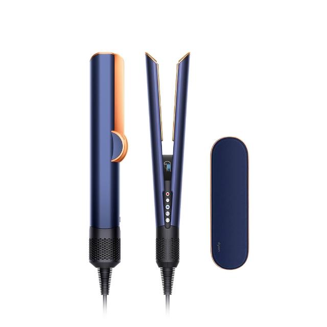 【dyson 戴森】限量福利品 HT01 Airstrait™ 二合一吹風直髮器(普魯士藍)