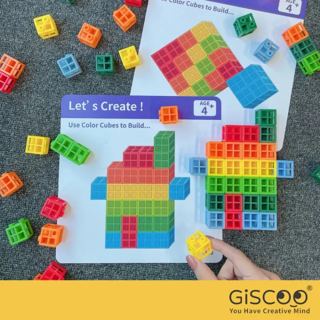 【Giscoo 聚思庫】STEAM 益智教具組 ― 麥斯小方塊  兒童節禮物