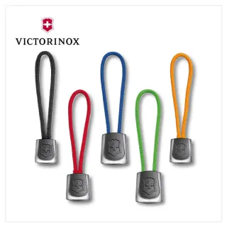 【VICTORINOX 瑞士維氏】掛繩 瑞士刀適用 黑黑/紅黑/藍黑/綠黑/橘黑(4.1824)