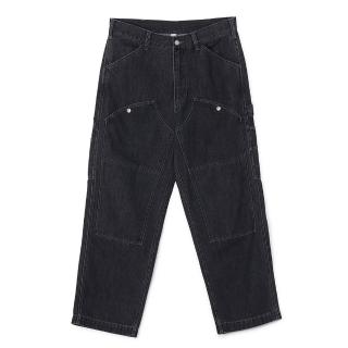 【CHUMS】CHUMS 休閒 Warm Denim Double Knee Pants牛仔褲 黑色 男 (CH031408K001)