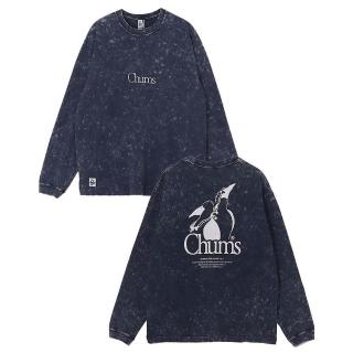 【CHUMS】CHUMS 休閒 Canyonlands Booby Bird Twins L/S T-Shirt長袖上衣 深藍 男 (CH012656N001)