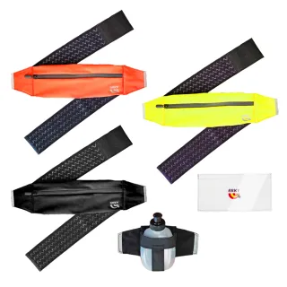 【ARKY】Attach&Run Belt 單車/路跑/馬拉松必備 閃電腰包 全配(三色可選)