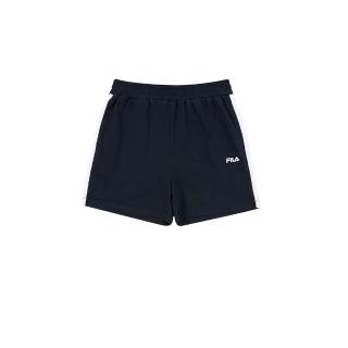 【FILA】KIDS 女童針織短褲-丈青 5SHA-4411-NV