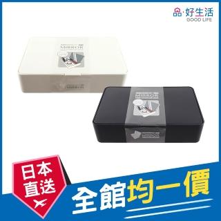 【GOOD LIFE 品好生活】化妝鏡3分隔收納盒