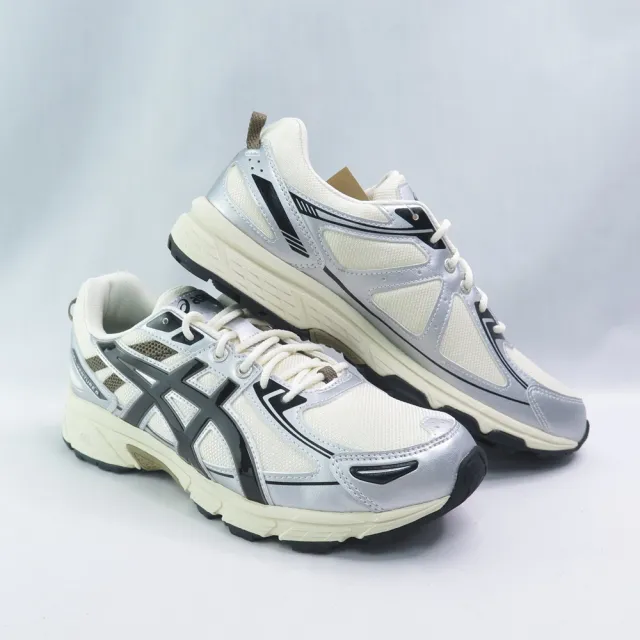 【asics 亞瑟士】GEL-VENTURE 6 男 運動鞋 休閒鞋 (1203A631100 奶油銀黑)
