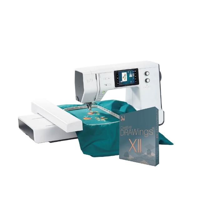 【bernette】立家手創館 b79 高階電腦刺繡縫紉機+Creative DRAWings XII刺繡軟體 中階