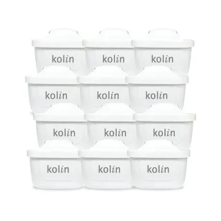 【Kolin 歌林】四重精濾濾芯 12入組(最高使用週期2年半/適用Brita)