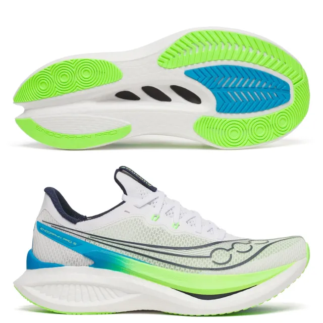 【SAUCONY 索康尼】ENDORPHIN PRO 5 男款 碳纖維板 路跑鞋 S21064 白 銀 黑 螢光粉 螢光黃 藍綠 馬拉松