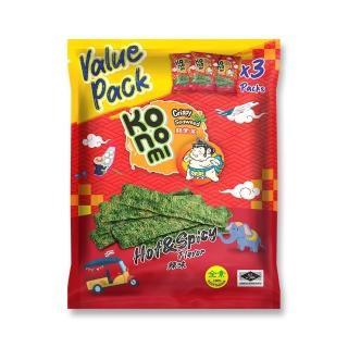 【KoNoMi 相撲手】脆紫菜分享包-辣味(12g三入組)