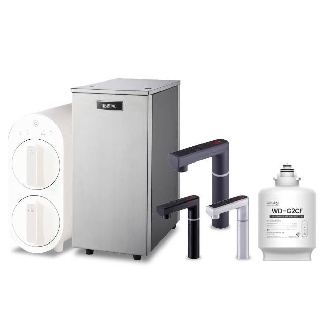 【愛惠浦】雙溫櫥下型 HS288T PLUS觸控熱飲機+Waterdrop G2P600 RO逆滲透無桶直輸生飲淨水器/純水機