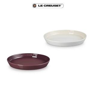 【Le Creuset】瓷器新採和風系列圓盤22cm(無花果/蛋白霜 2色選1)