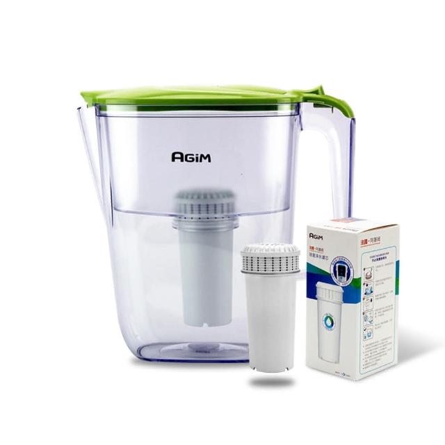AGiM阿基姆 FK-2501 阿基姆AGiM 生飲級全效型濾水壺濾芯組 FK-2501,採用食品級材質,即濾即飲,多重淨化技術,有效去除水垢並保留多數有益天然礦物質。透過SGS檢測,除菌率高,適閤家用、餐廚、寵物使用。濾水壺X1,除菌濾芯X2,適用於2-3公升容量,總有效濾水量達300公升,12週使用壽命,四重過濾機制提升濾淨效果。