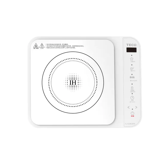 【TECO 東元】美型觸控IH電磁爐(YJ1228CBW)