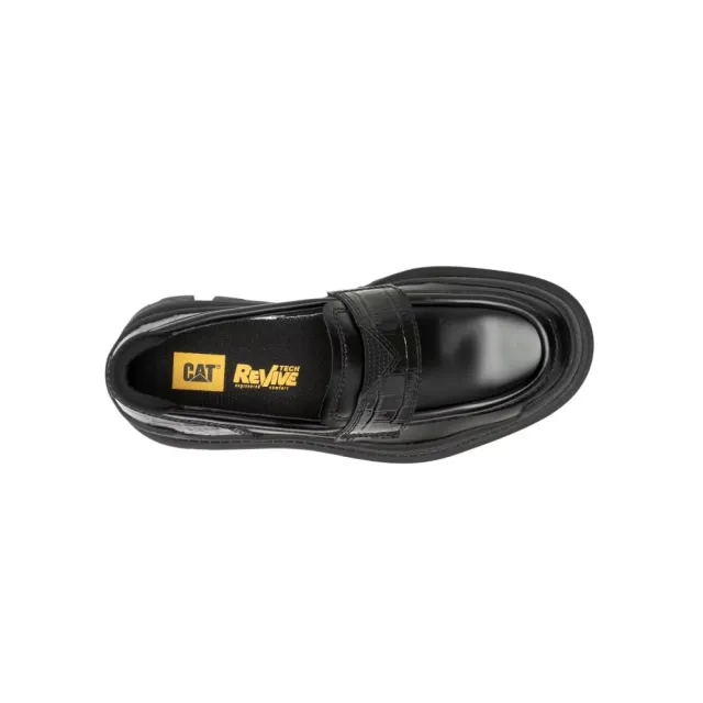 【CAT】HARDWEAR LOAFER 學院風厚底樂福鞋 女鞋(黑)