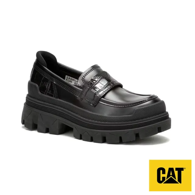 【CAT】HARDWEAR LOAFER 學院風厚底樂福鞋 女鞋(黑)