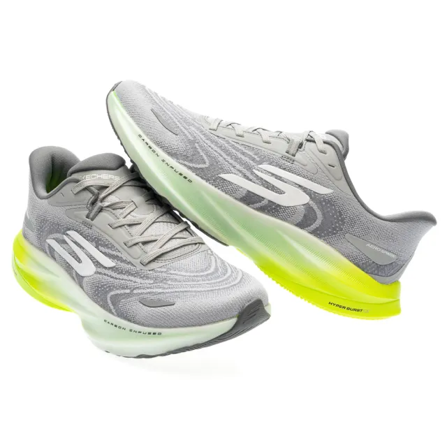 【SKECHERS】男鞋 競速跑鞋系列 慢跑鞋 SKX AERO SPARK(246200GYLM)