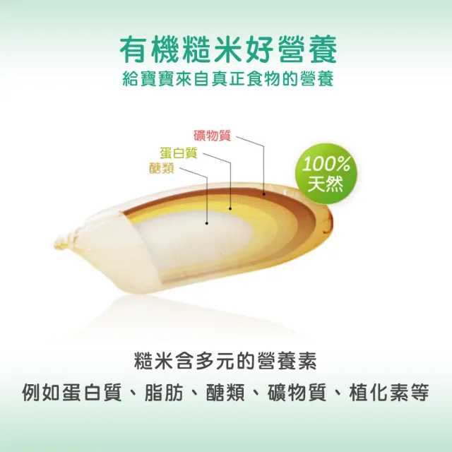 【QUAKER 桂格】有機米精300g/罐