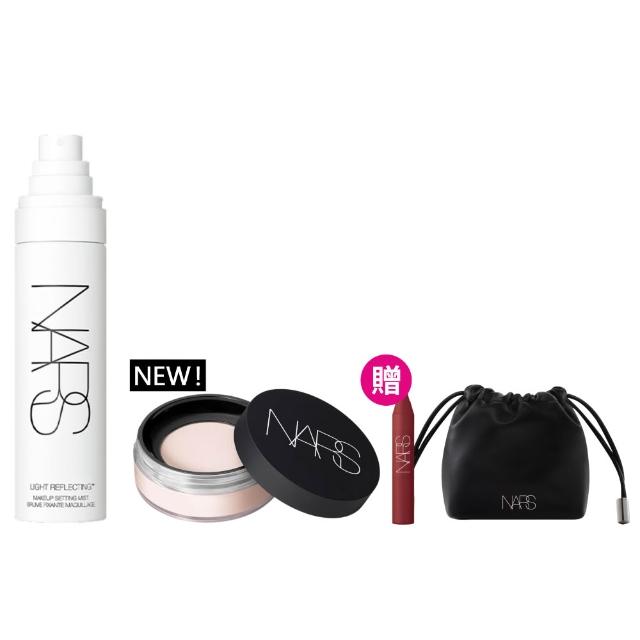 【NARS】裸光持久定妝組(裸光蜜粉/超持久亮顏定妝噴霧)