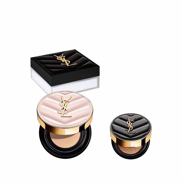 聖羅蘭全新推出的恆久完美柔霧超模底妝，以輕盈柔霧質地打造無瑕透亮肌膚，持久不脫妝，適合各種膚質使用。其獨特的配方能均勻貼合肌膚，提供自然的裸妝效果，讓肌膚呈現健康光采。此款底妝產品是追求完美妝容的女性必備的高階化妝品。