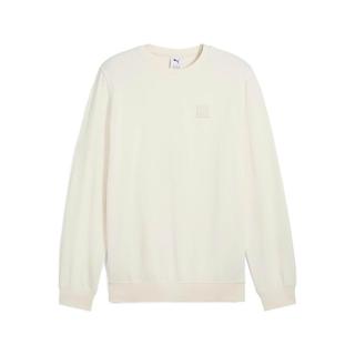 【PUMA】基本系列ESS Elevated圓領衫 男性 68472799 長t 米白色