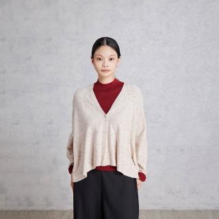 【giordano ladies】25FW 點點紗oversize針織外套(02355546)
