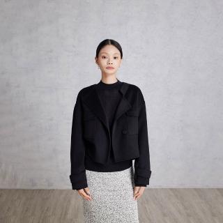【giordano ladies】25FW 不對襯剪裁手工大衣(02375502)