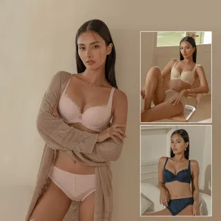 【曼黛瑪璉】3套組-穩定包覆經典內衣 C-F 罩杯