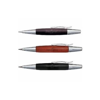 【Faber-Castell】輝柏 E-MOTION梨木系列 138381深褐色 /138382淺褐色 /138383黑色1.4mm 旋轉鉛筆 / 支