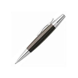 【Faber-Castell】輝柏 E-MOTION系列 鑲木紋 旋轉鉛筆1.4mm 鑲木紋(深褐) 138355