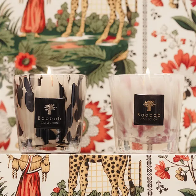 【Baobab Collection】香氛蠟燭 2入禮物組 Les Exclusives 典藏臻選 /Pearls 珍珠 (禮物/送禮)