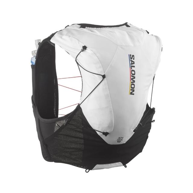 【salomon】ADV SKIN 12 RACE FLAG 水袋背包組 黑/白