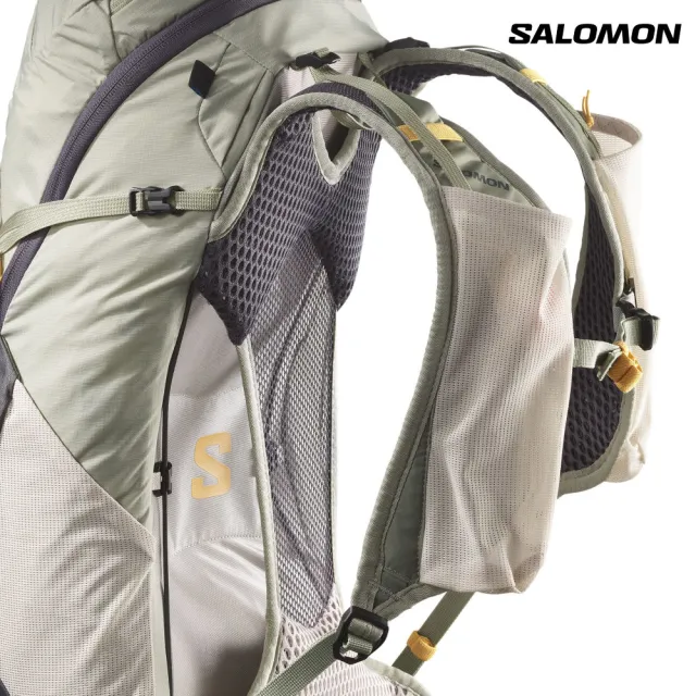 【salomon】AEROTREK 18 多功能背包 海草綠/白雲銀