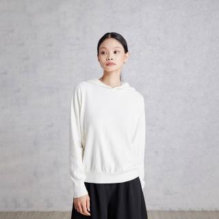 【giordano ladies】25FW 鏤空織花連帽上衣(02355560)