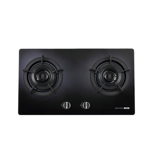 【SAKURA 櫻花】二口爐雙內焰玻璃檯面爐 G-2721GB LPG/NG1 含基本安裝