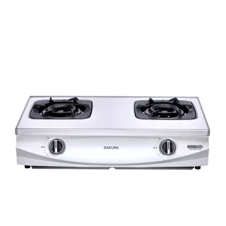 【SAKURA 櫻花】二口雙炫火不鏽鋼面板台爐 G-5900S LPG/NG1 含基本安裝