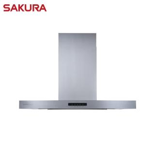 【SAKURA 櫻花】90cm倒T AI除油煙機-渦輪變頻 環吸系列 DR-7788SXL 含基本安裝