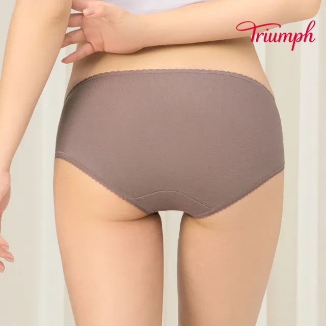 【Triumph 黛安芬】智能恆溫系列 中腰平口內褲 M-EL(深鴿灰)