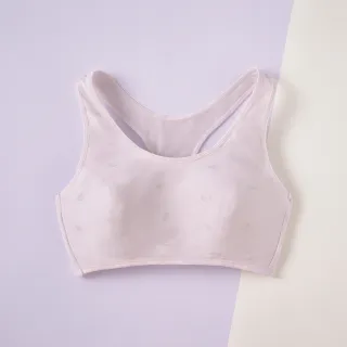 【Ladies 蕾黛絲】Step 1 保護型冰牛奶紗曉女生 S-EL中背心(粉紫)