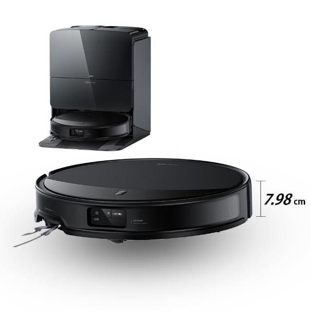 【Roborock 石頭科技】G20S Ultra扁幅俠掃拖機器人(增強版/7.98超薄/星陣導航/零纏繞/恆濕熱拖/80度熱水洗)