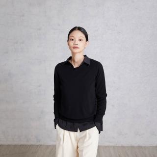 【giordano ladies】25FW 袖子鏤空織花針織衫(02355544)
