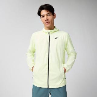 【BROOKS】男 Canopy 防潑水便攜外套 幻彩黃/經典黑 (211564732)