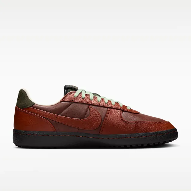 【NIKE 耐吉】Field General LTR 男 運動休閒鞋 復古鞋 皮革 咖啡 綠(IQ1123-220)